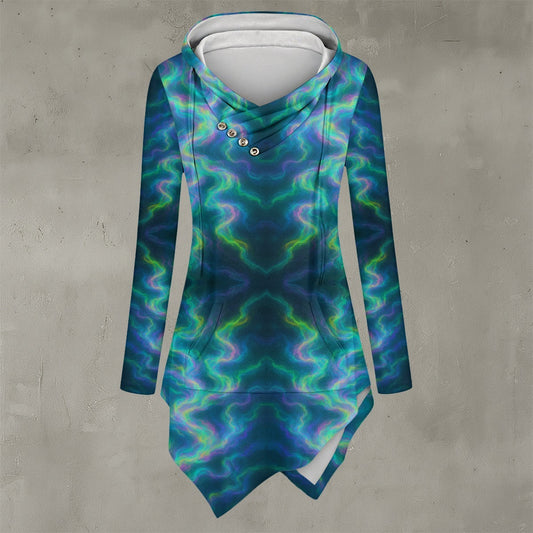 Women's Asymmetric Hem Hoodie