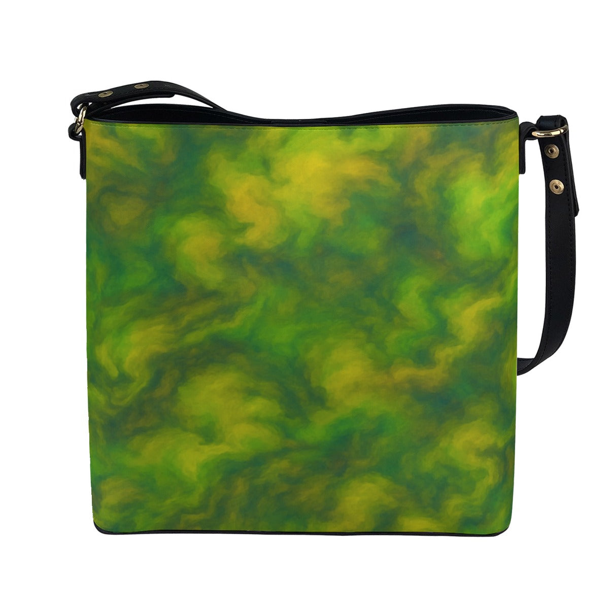 Unisex Minimalist Square Crossbody Bucket Bag