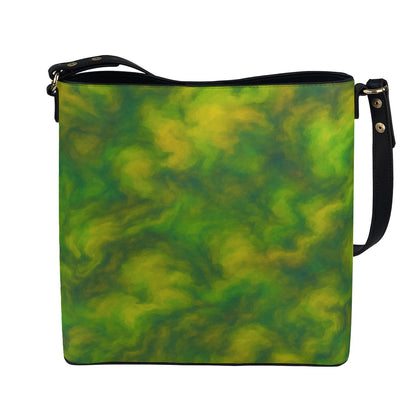 Unisex Minimalist Square Crossbody Bucket Bag