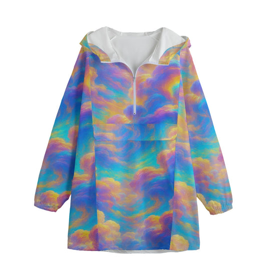 Unisex Windbreaker Long Jacket