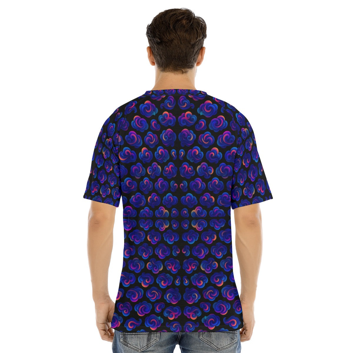 Men's Raglan Sleeve T-shirt With Button Closure