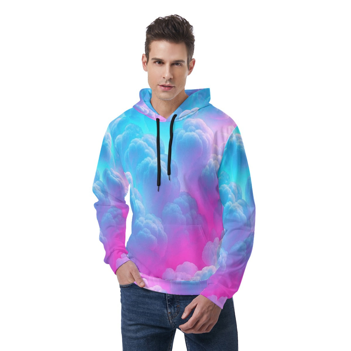 Men's Thicken Pullover Hoodie With Inner Hood