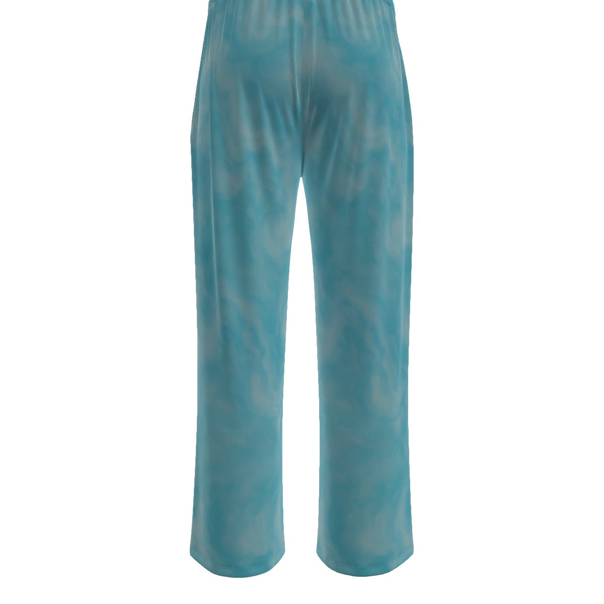 Unisex Knitted Fleece Wide Leg Pants