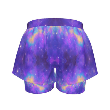 Unisex Sports Lined Shorts
