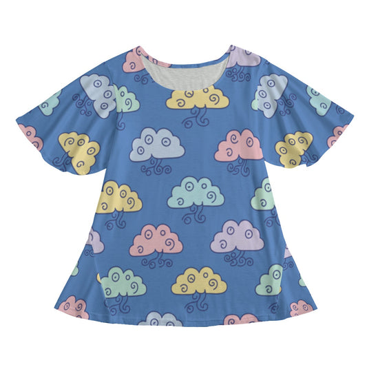Women's Round Neck T-shirt With Short Sleeve