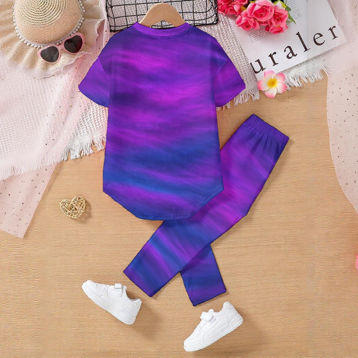 Unisex Kids' Casual Top and Pants Set