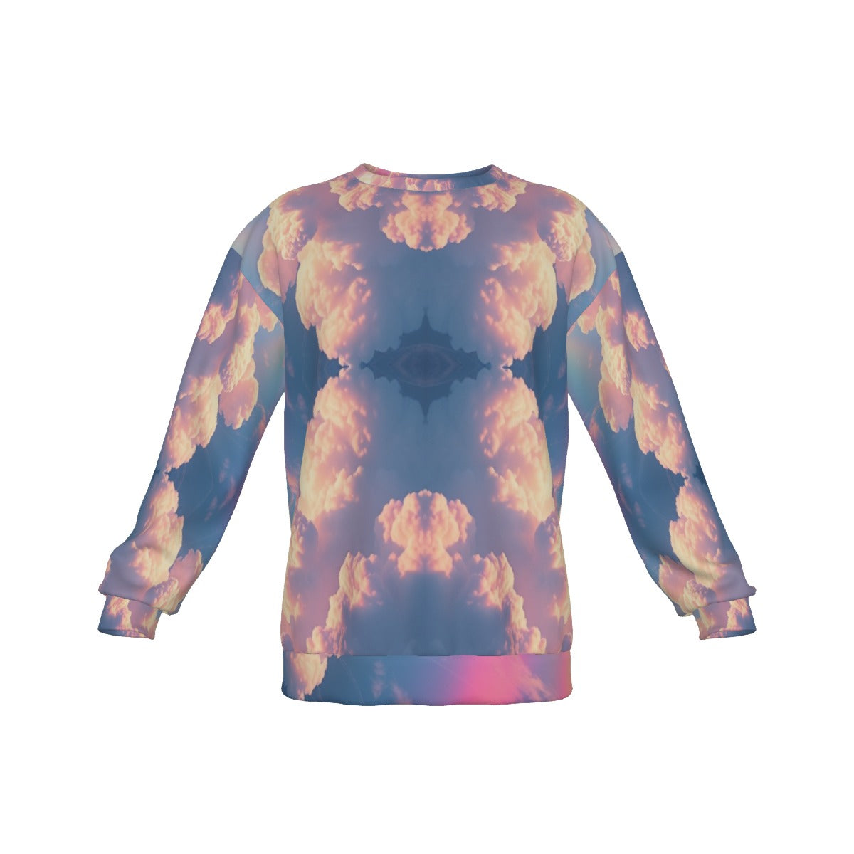 Men's Drop Shoulder Round Neck Long-Sleeved Sweatshirt