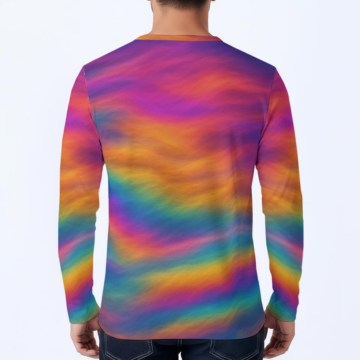 Men's Classic Long-Sleeve Henley Shirt