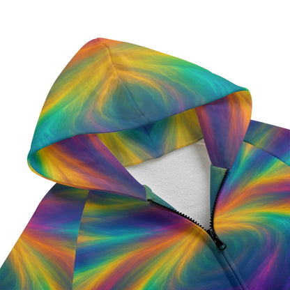 Unisex Kid's Zip Up Raglan Sleeve Hoodie | 310GSM Cotton