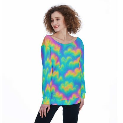 Women's Off-Shoulder Sweatshirt