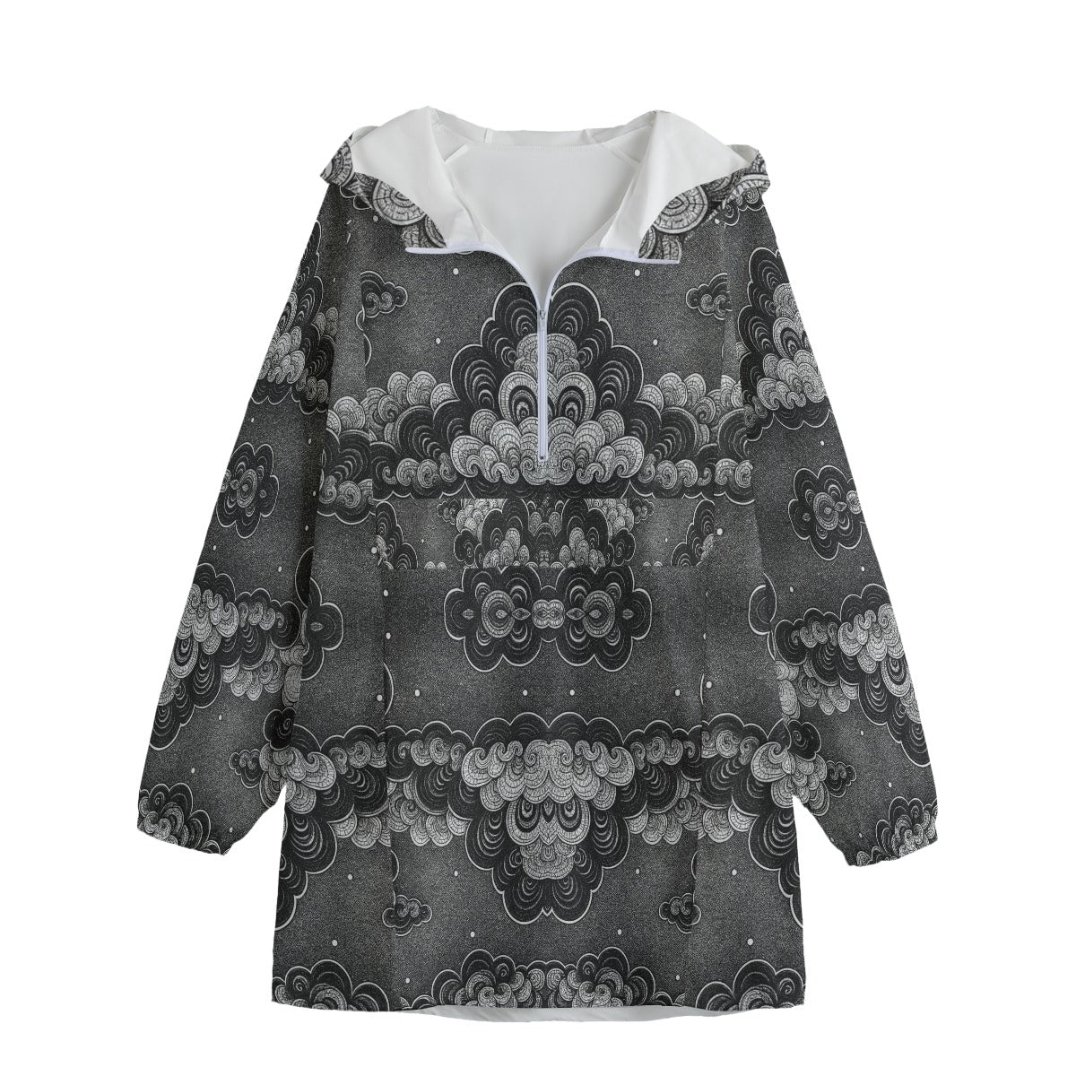 Unisex Windbreaker Long Jacket