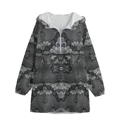 Unisex Windbreaker Long Jacket