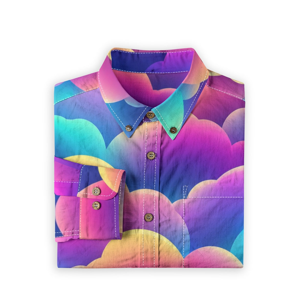 Men's Casual Lapel Long Sleeve Shirt|125GSM Cotton