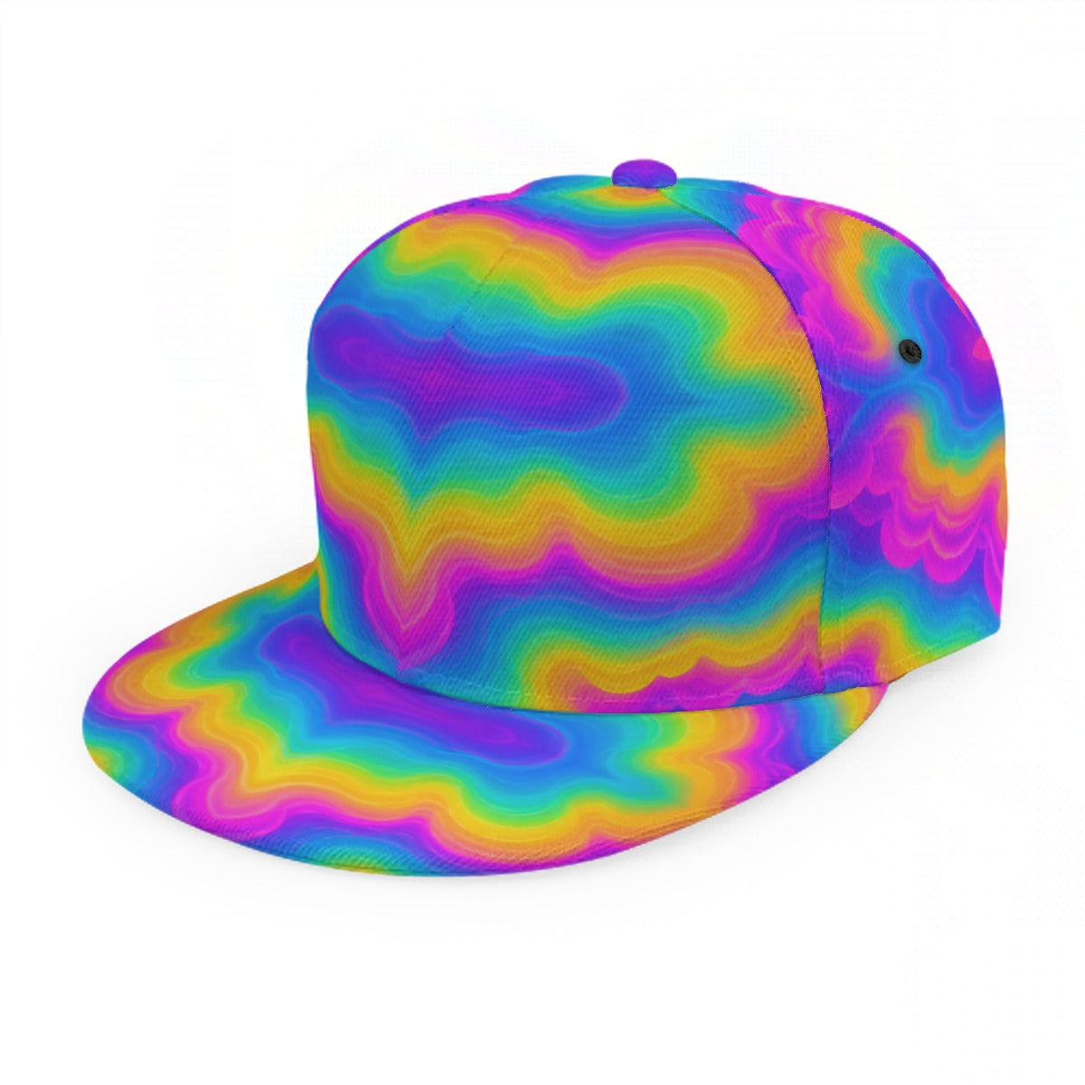 Baseball Cap With Flat Brim