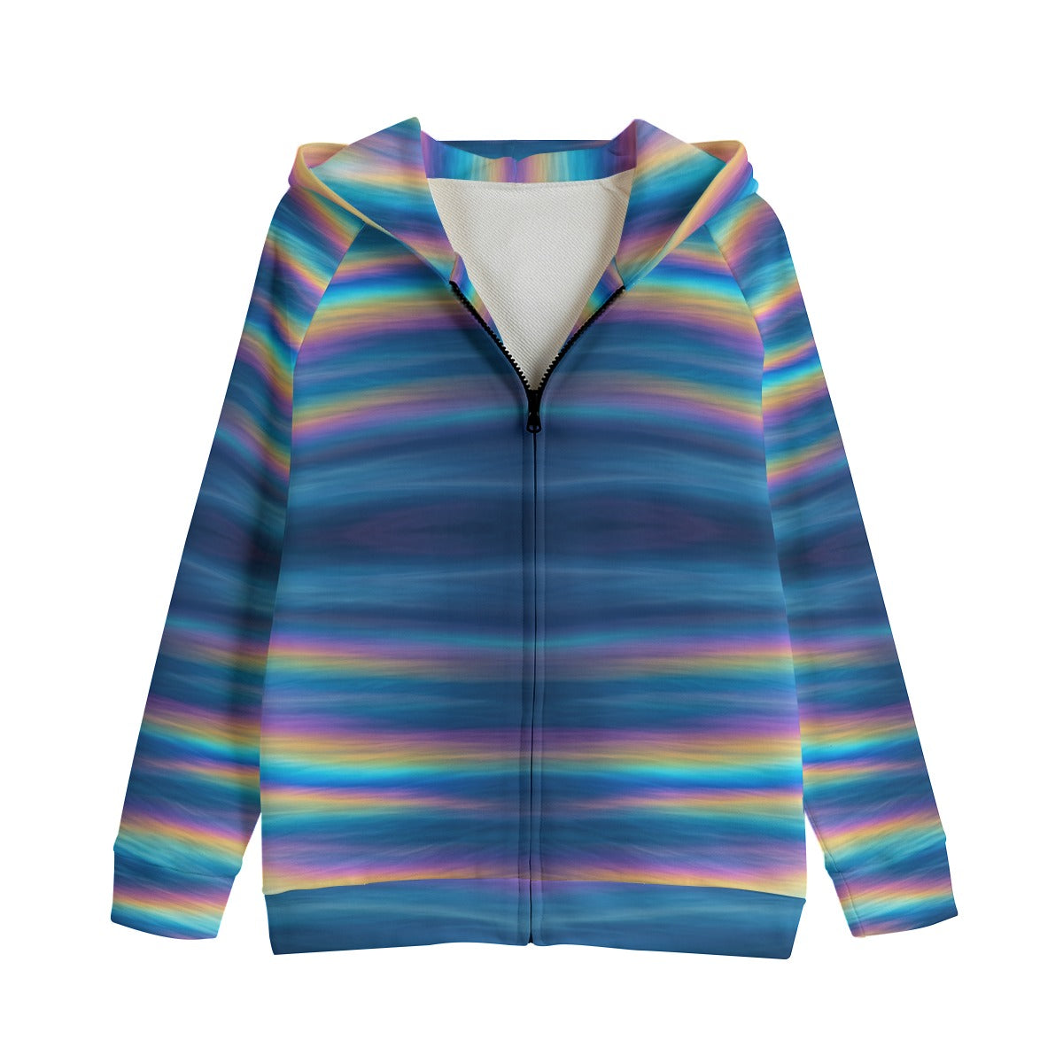 Unisex Kid's Zip Up Raglan Sleeve Hoodie | 310GSM Cotton