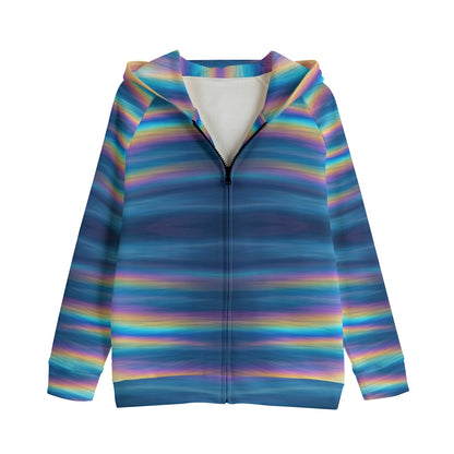 Unisex Kid's Zip Up Raglan Sleeve Hoodie | 310GSM Cotton