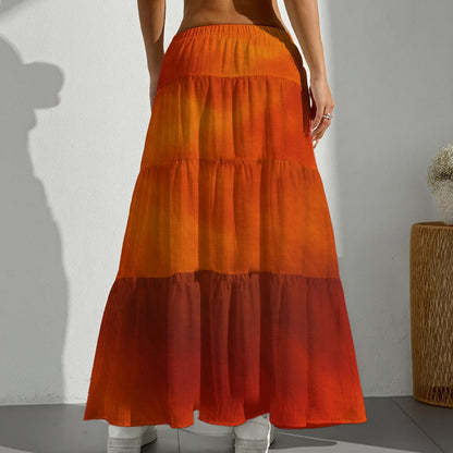 Women's Pleated Long Skirt