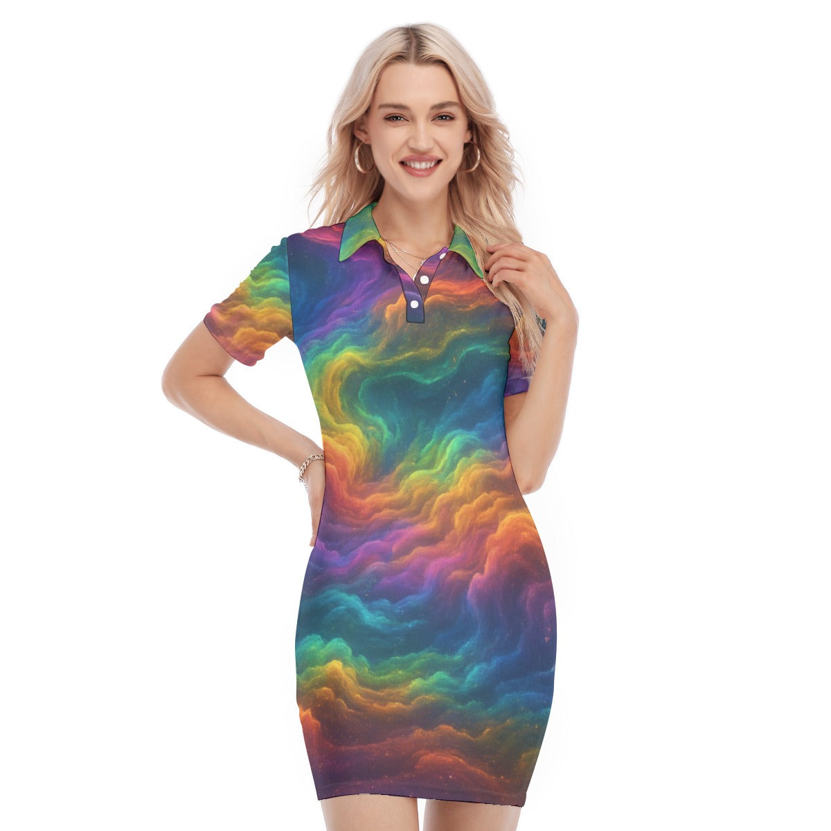 Women's Polo Collar Dress