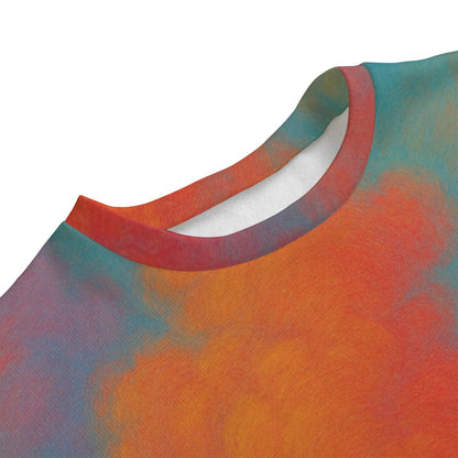 Unisex Drop-shoulder Knitted Fleece Sweater - view 3