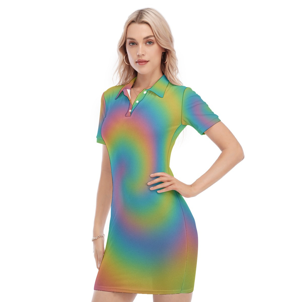 Women's Polo Collar Dress
