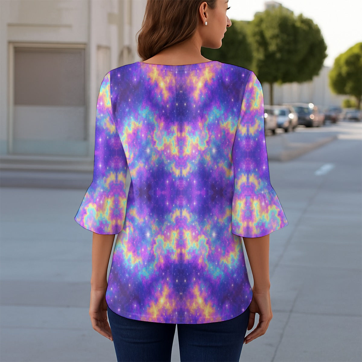 Women's T-shirt With 3/4 Sleeve