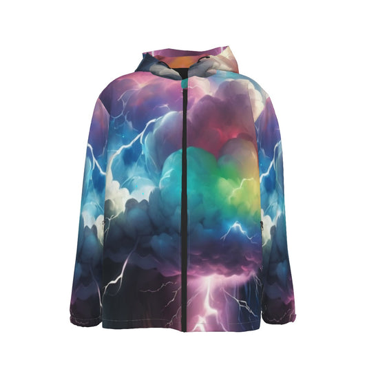 Men's Hooded Zipper Windproof Jacket