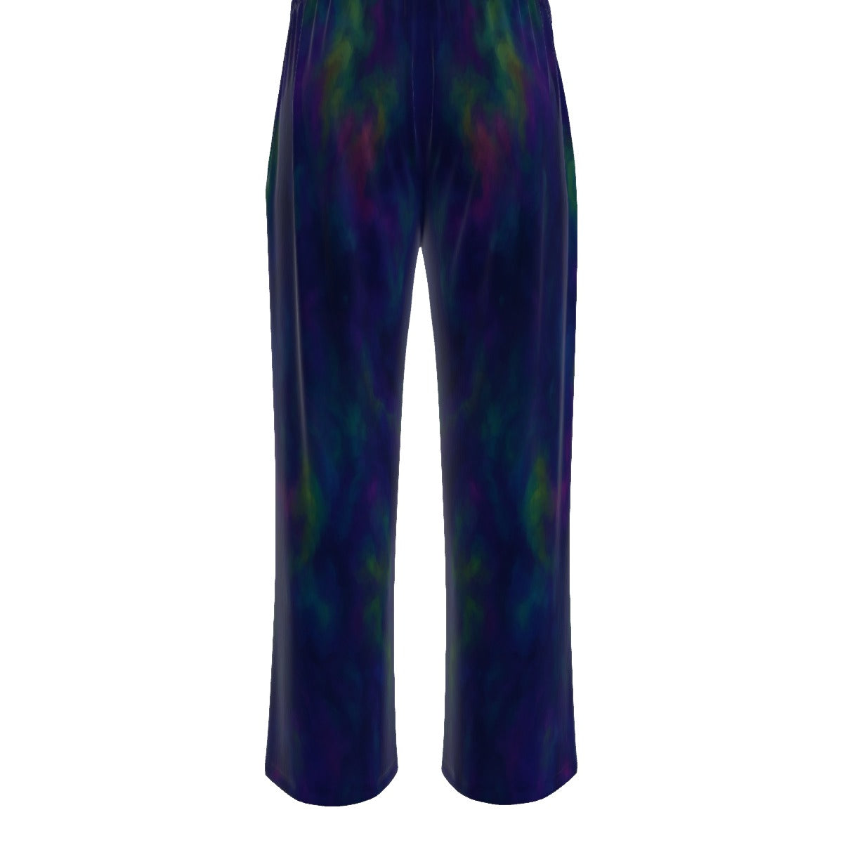 Unisex Knitted Fleece Wide Leg Pants