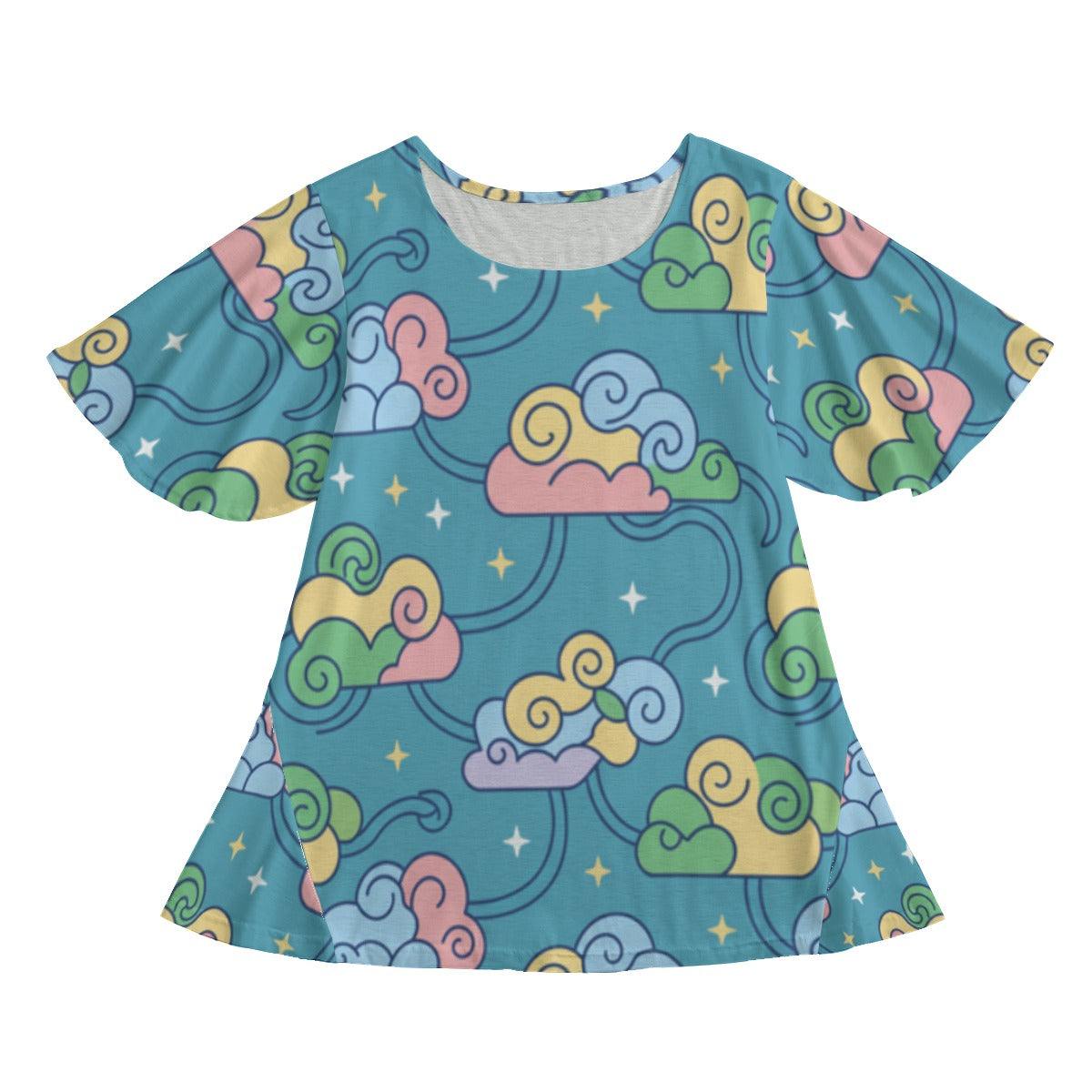 Women's Round Neck T-shirt With Short Sleeve