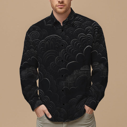 Men's Slim Fit Long Sleeve Shirt