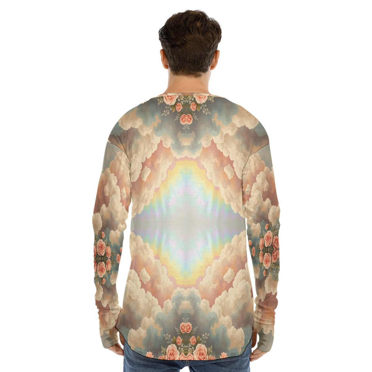 Men's Fingerless Long Sleeve T-shirt