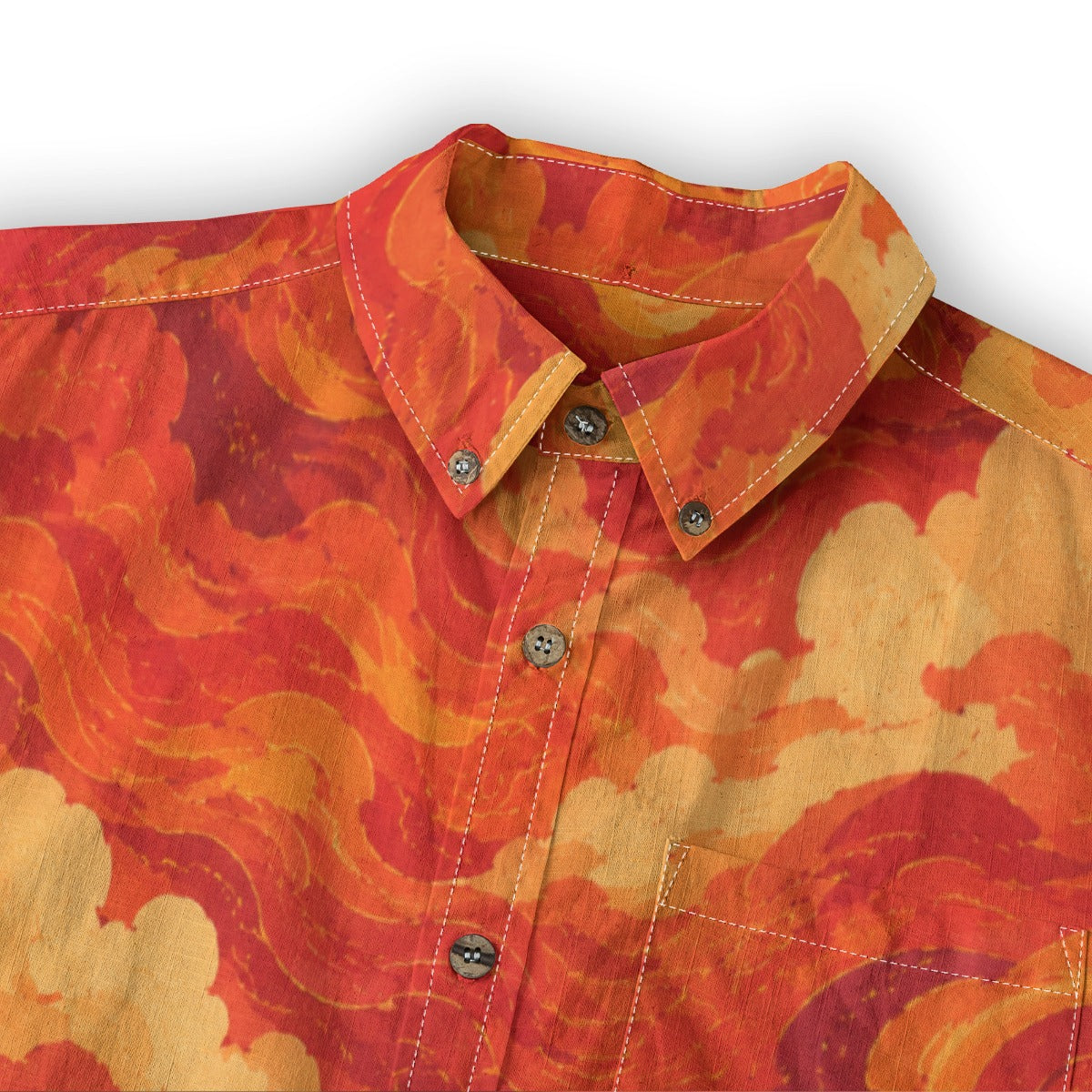 Men's Casual Lapel Long Sleeve Shirt|125GSM Cotton