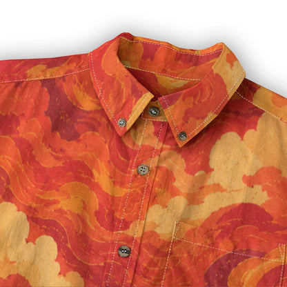 Men's Casual Lapel Long Sleeve Shirt|125GSM Cotton