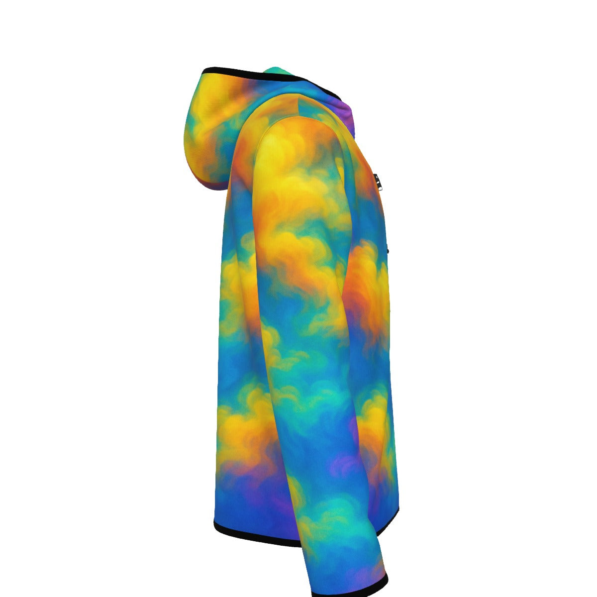 Men's Stylish Hoodie with Thumb Hole Design - view 3