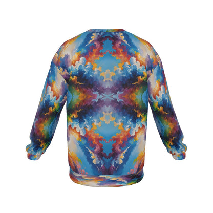 Men's Drop Shoulder Round Neck Long-Sleeved Sweatshirt