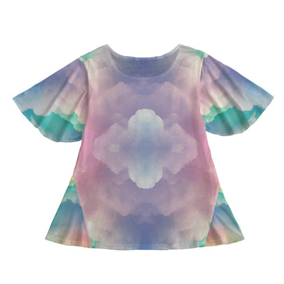 Women's Round Neck T-shirt With Short Sleeve