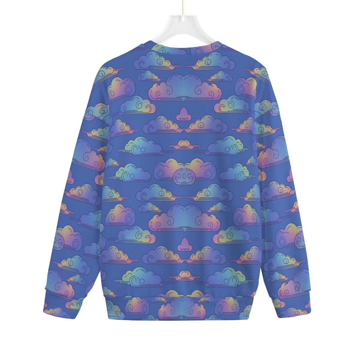 Unisex Drop-shoulder Knitted Fleece Sweater - view 2