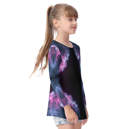 Unisex Kid's Long Sleeve O-neck T-shirt