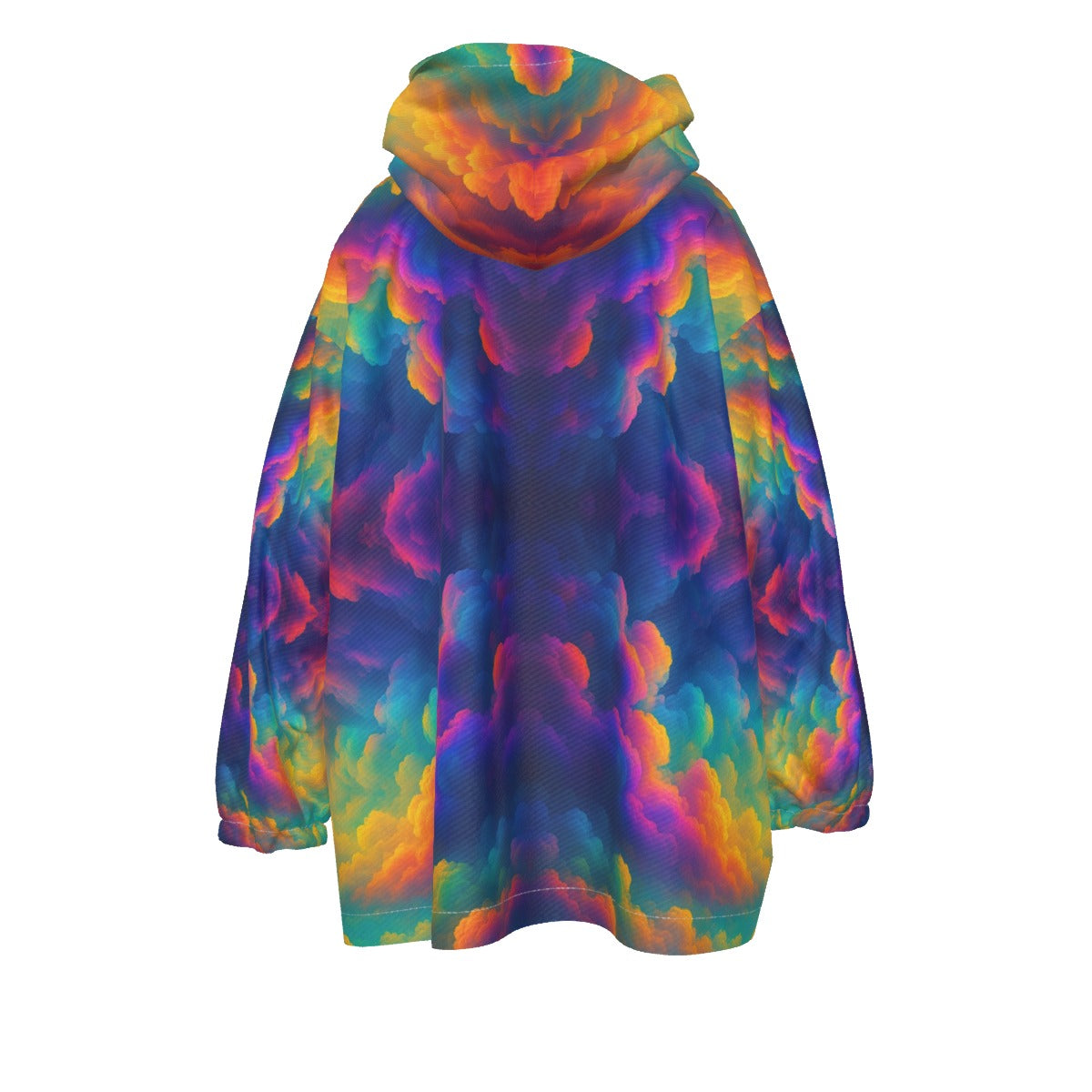 Unisex Kid's Sherpa Fleece Hoodie Blanket