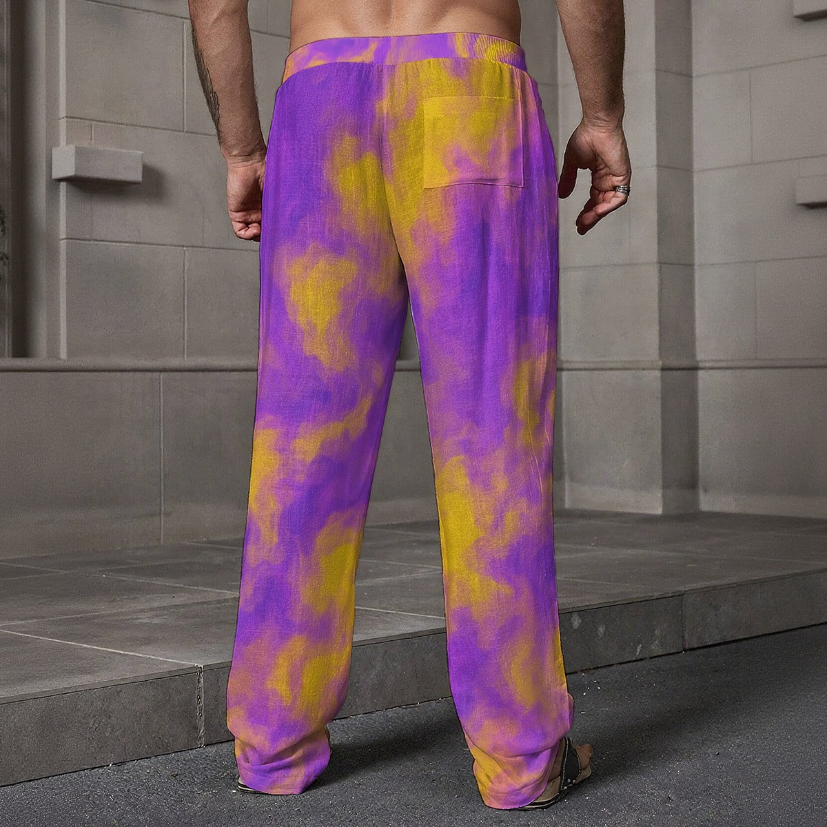 Men's Loose Casual Pants With Pocket