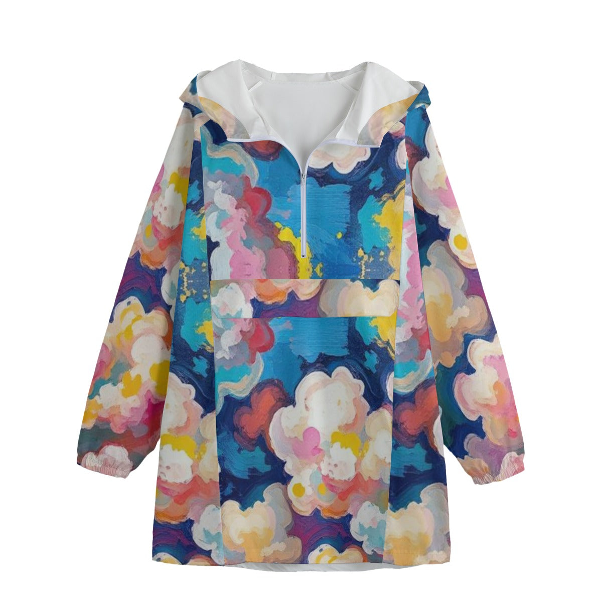 Unisex Windbreaker Long Jacket