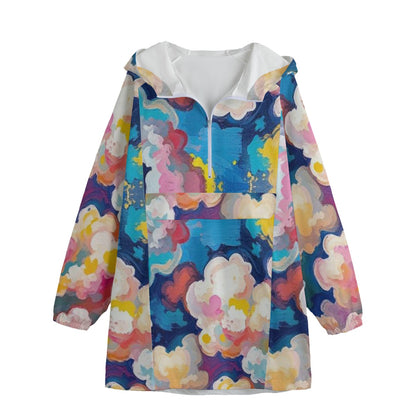 Unisex Windbreaker Long Jacket