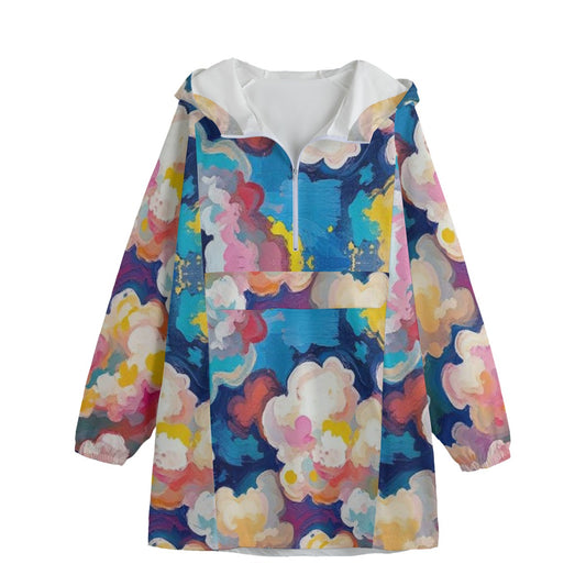 Unisex Windbreaker Long Jacket