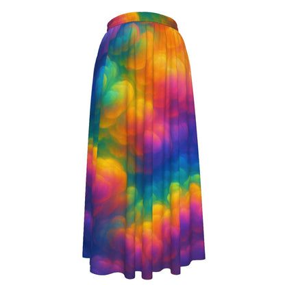 Women's Maxi Chiffon Skirts With Lining