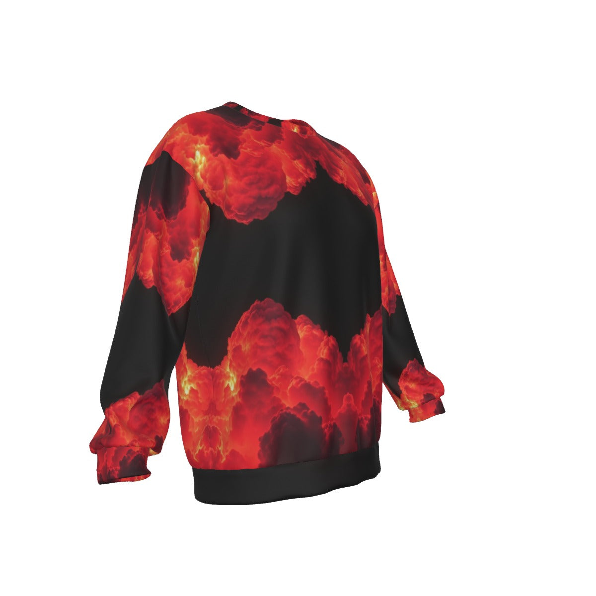 Men's Drop Shoulder Round Neck Long-Sleeved Sweatshirt