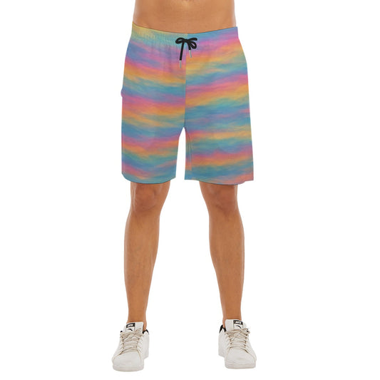 Men's Beach Shorts With Elastic Waist