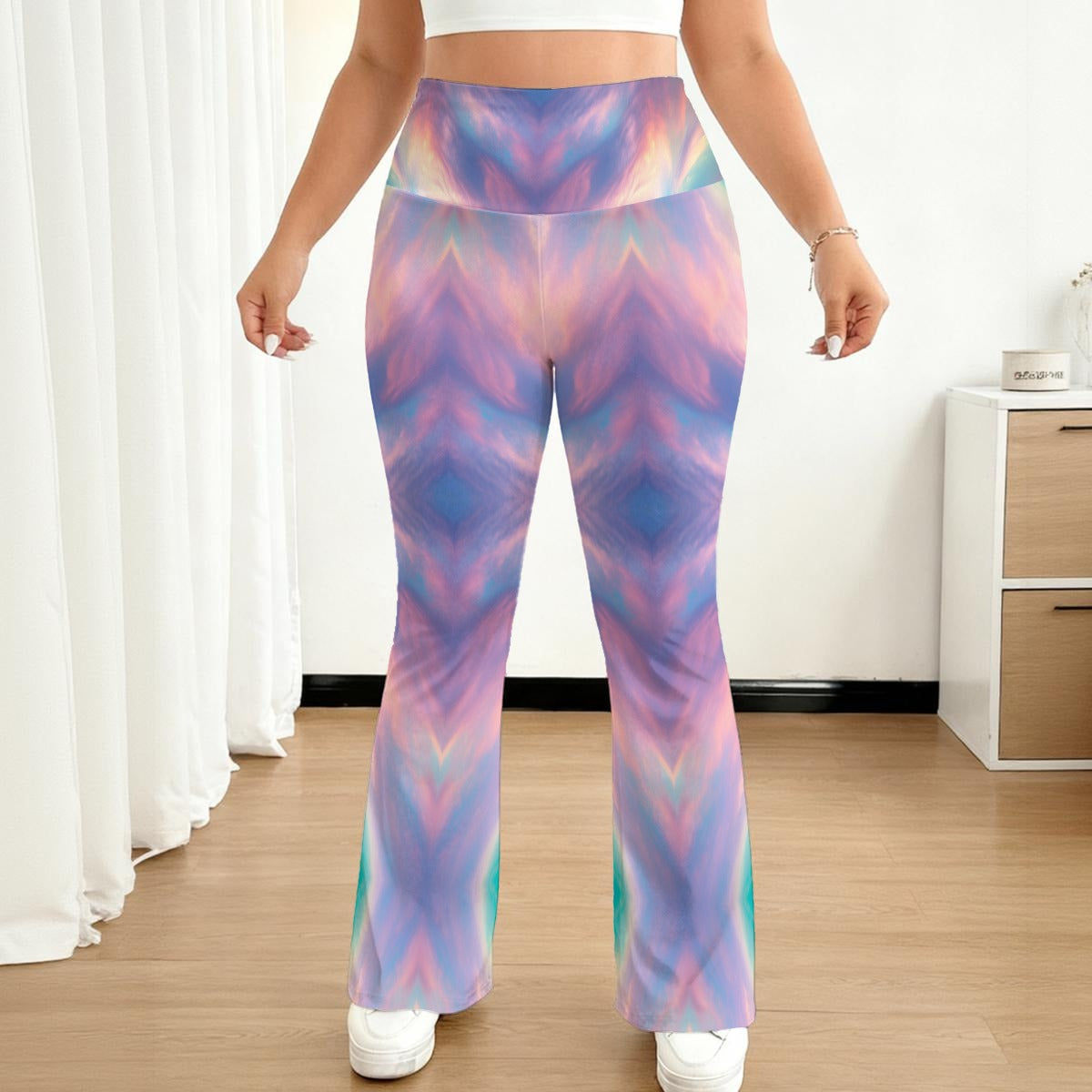 All-over print Women's Flare Yoga Pants