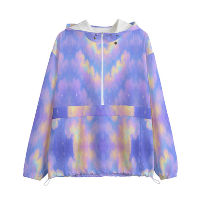 Unisex Pullover Jacket With Zipper Closure