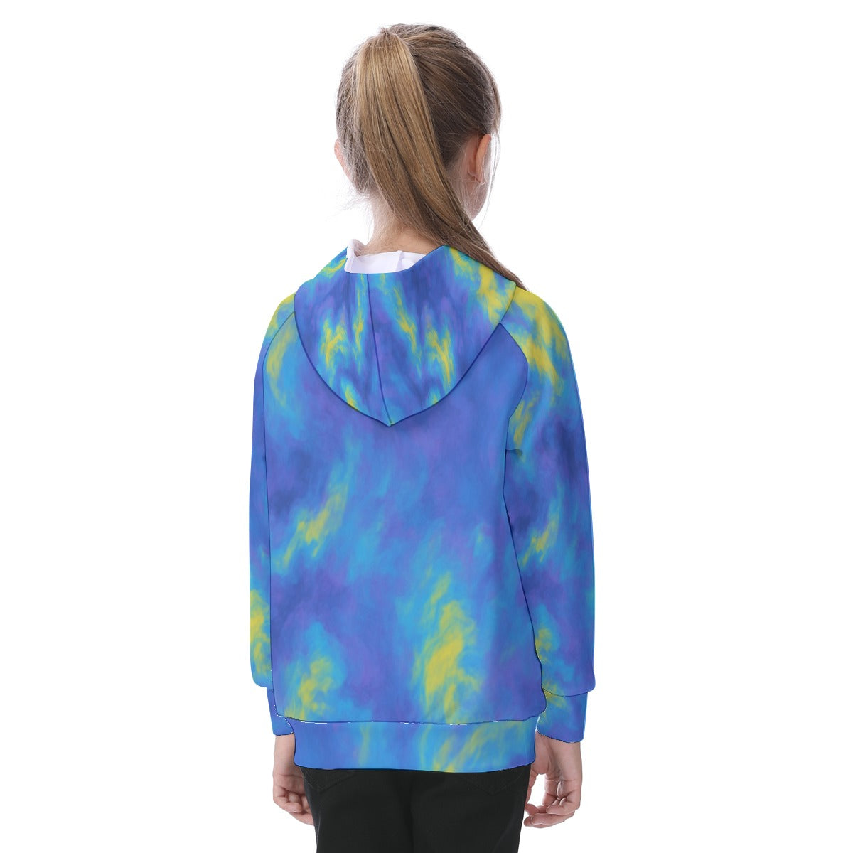 Unisex Kid's Raglan Pullover Hoodie