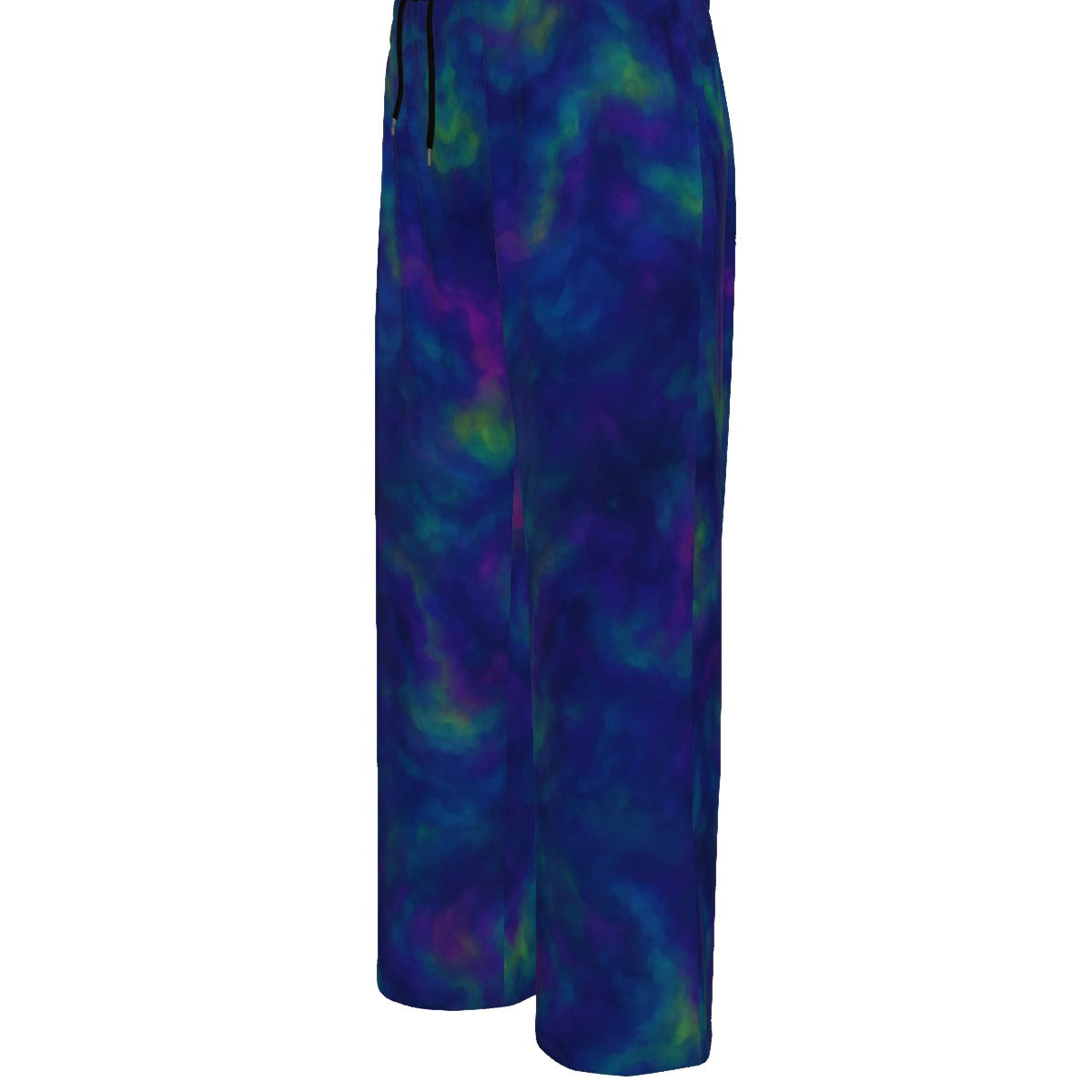 Unisex Knitted Fleece Wide Leg Pants