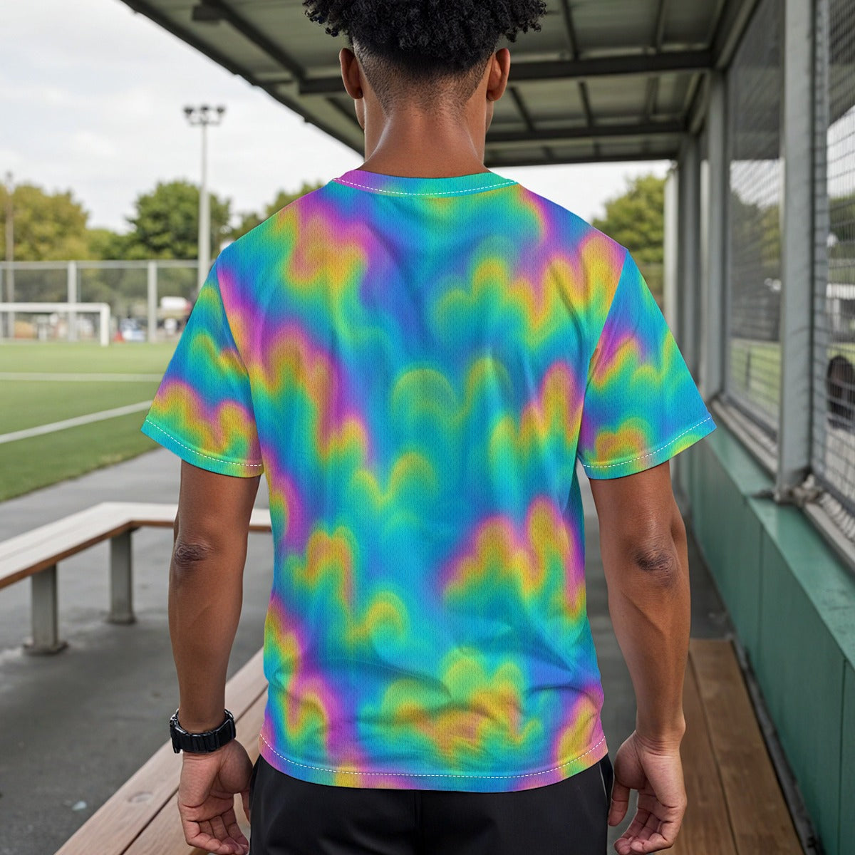 Unisex Drop Shoulder Crew Neck T-Shirt